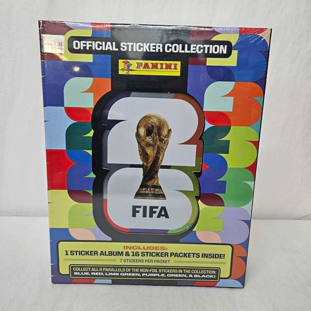 Panini FIFA World Cup 2026 Official Sticker Collection Tin Album & 16 Packets